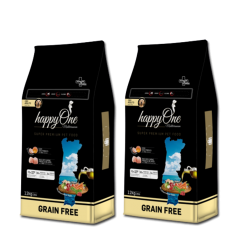 [Zestaw x2] HappyOne Grain-Free Mediterraneum Adult dla psów dorosłych Super Premium 12Kg